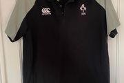 IRELAND Rugby Polo Shirt with Vodafone Sponsor Logo
