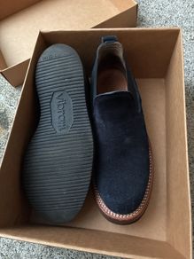 Zerrows 9ee navy glove suede
