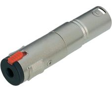 3 pin XLR male to 1/4" jack female adaptor
