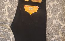 Levi black 501 jeans new with tags 30x32