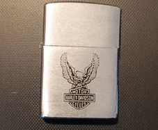 Genuine Zippo Lighter Harley Davidson Logo