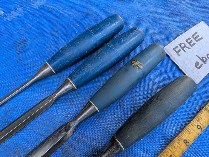 Four Stanley Chisels