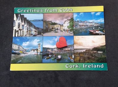 Ireland Postcard : Greetings From Cobh , Co. Cork - Multi-view