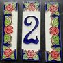 Italian  House Number Tiles Image 2