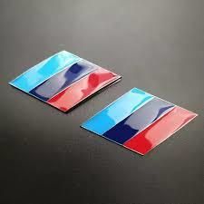 2x BMW Side Back Rear Performance Car Styling 3D Metal M Emblem Badge Sticker For Bmw x1 x3 x5 x6 z4 f10 f20 f30 e36 e39 e46 e60 e90 Car Accessories