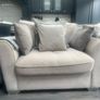 Grey Corner Sofa and Chair Image 2