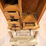Vintage Mexican Wooden Wall-Hanging Display Shelf Cabinet with Drawers Image 3