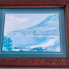 Set Of 2 Miniature Views Framed Print Of South Africa