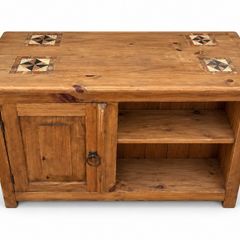 rustic-style wooden cabinet