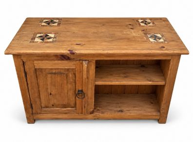 rustic-style wooden cabinet