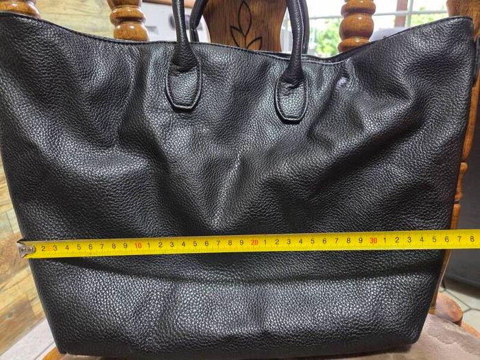 Pierre Cardin leather women bag black