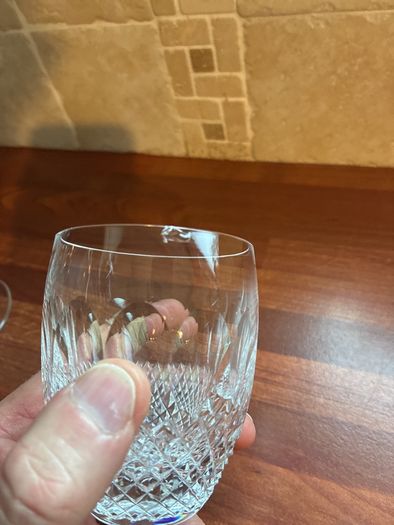 Waterford crystal glasses x5