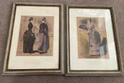 Vintage Stamps in Wood frame
