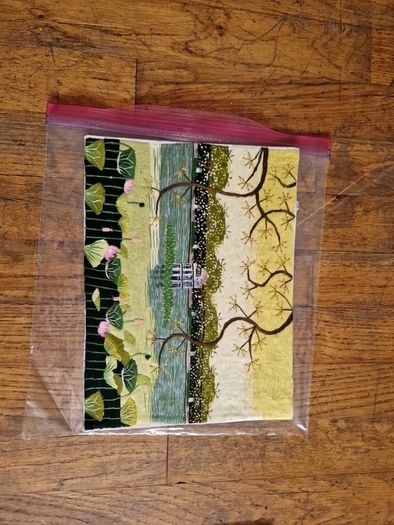 oriental long stitch