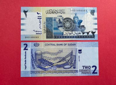 Sudan  2 Sudanese Pounds  2006  ( Uncirculated )