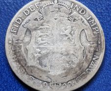 United Kingdom 1922 Half Crown - George V 2nd type Silver coin