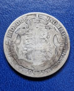 United Kingdom 1922 Half Crown - George V 2nd type Silver coin