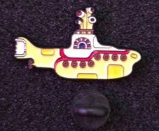 The beatles,  Yellow submarine, pin back badge.