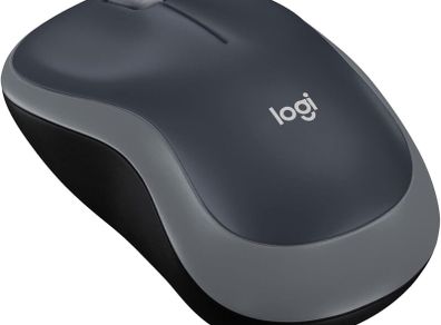 M185 Wireless Mouse, 2.4GHz with USB Mini Receiver, 12-Month Battery Life, 1000 DPI Optical Tracking, Ambidextrous, Compatible with PC, Mac, Laptop