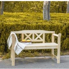 Decorative Outdoor and Indoor 2 Seater Wooden Garden Bench
