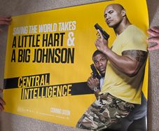 Central Intelligence movie poster - double sided