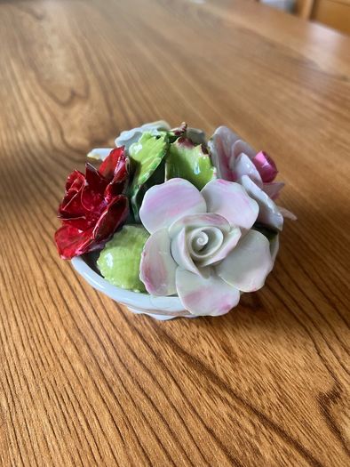 Antique Aynsley Flowers Miniature