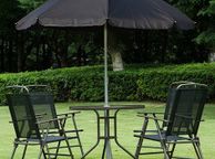 main image for ad 6 Pcs Bistro-Set, Texteline Black