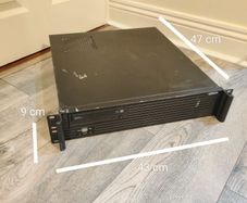 pc case / server case slim form factor ( SFF ) with 2 fans and optical drive