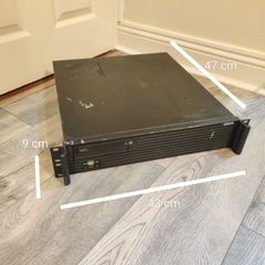 pc case / server case slim form factor ( SFF ) with 2 fans and optical drive