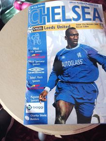chelsea match programme  nov 2000