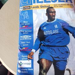 chelsea match programme  nov 2000