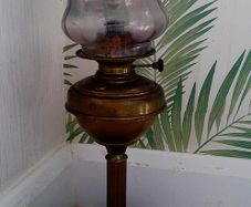 Vintage Victorian Oil Lamp