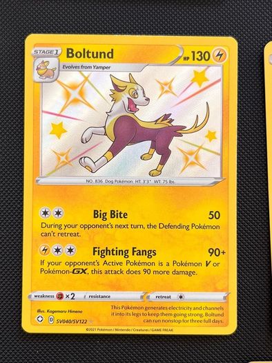 Pokemon Shiny Vault Set 7 Cards Charmander Riolu Ralts Sobble Shining Fates SV122 NM