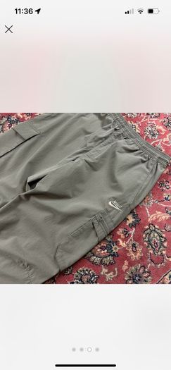 Vintage mens Nike Cargo Trousers Khaki