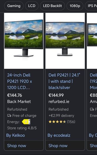 Monitor 24" Dell P2421D
