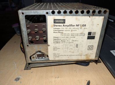 Grundig NF1 and HF10 damaged