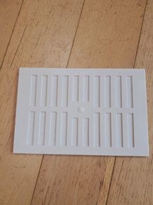 Room Air Vent White Plastic