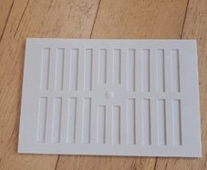 Room Air Vent White Plastic