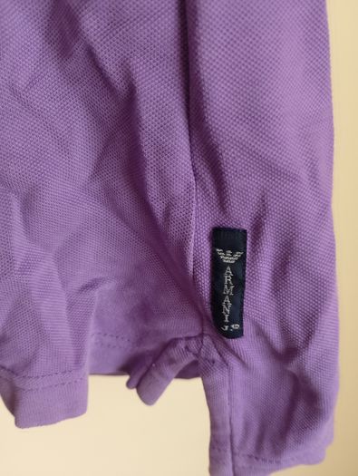 Purple Armani Polo Shirt Size S