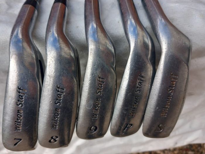 Wilson golf irons. Right handed clubs.