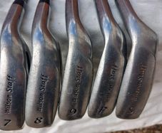 Wilson golf irons. Right handed clubs.