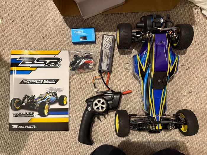 Basher BSR Racing BZ-222 1:10 Brushless RC Buggy + Radio, Charger & Box