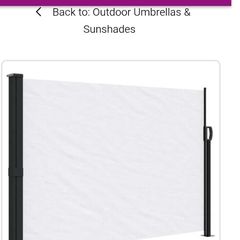 Awning, Wind Breaker, Privacy
