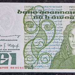 Bank Of Ireland Queen Meabh One Pound Banknote