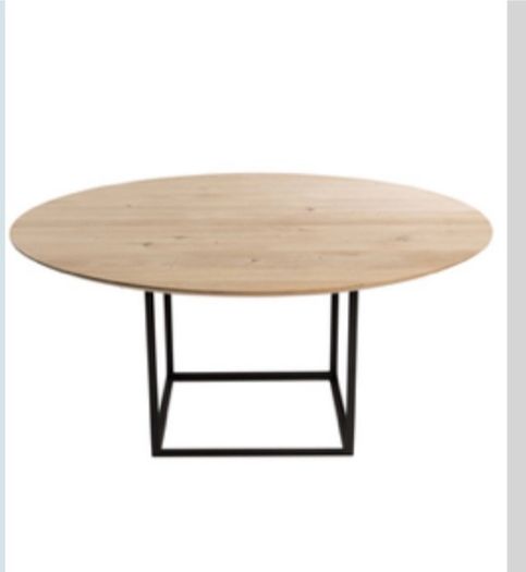 DK3 Jewel dining table with leaf extension OAK solid wood