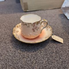 Small Limoges cup and saucer c 1890