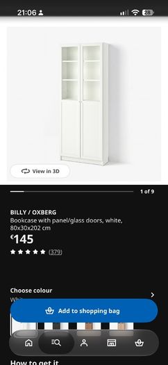 ikea billy oxberg