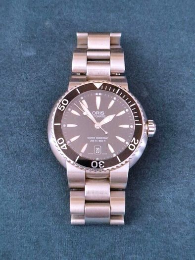 Oris TT1 diver date ref 7533