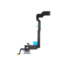 For Apple iPhone X Charging Port Dock Connector Microphone Flex Cable Grey New - FHT02IPCP