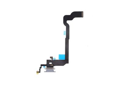 For Apple iPhone X Charging Port Dock Connector Microphone Flex Cable Grey New - FHT02IPCP
